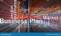 Business Plan Background Concept Glowing Stock Illustration ...