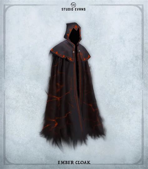 Oc Art Ember Cloak Fantasy Clothing Dungeons And Dragons