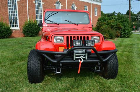 Fully Restored Jeep Wrangler Yj Very Nice W Renegade Decalsshipping