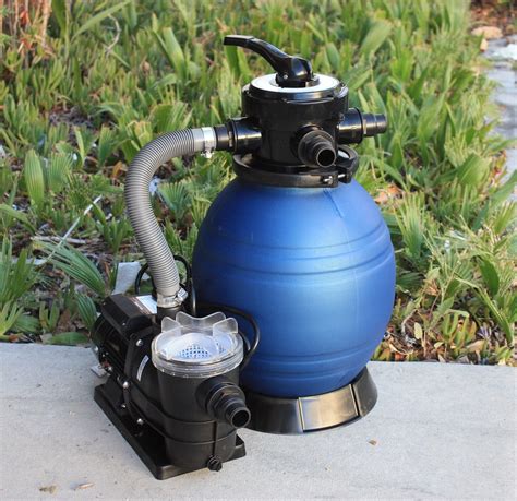 12 Sand Filter Wwater Pump 2400gph 4above Ground Swimming Pool Soft