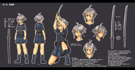 1girl Arms Up Bust Character Sheet Highres Hinomaru Kotoba Kotoba
