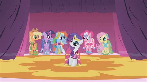 Image The Ponies Wearing Their Gala Dresses S1e14png My Little