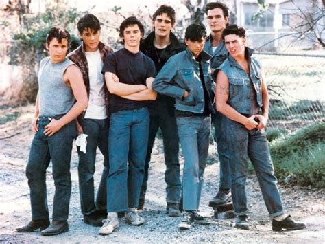 Best Denim Moments In Fashion The Outsiders 1983 The Outsiders 80s