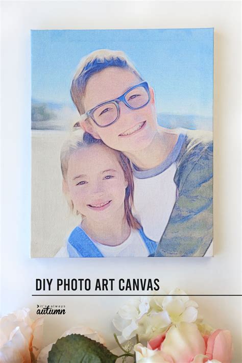 The Easy And Foolproof Way To Transfer A Photo To Canvas Diy Canvas