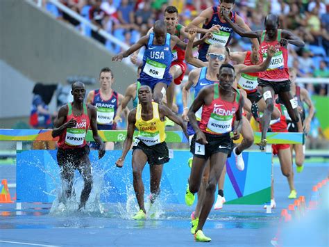 Updike ran a strong race and even lead the second to last lap. Athletics at the 2016 Summer Olympics - Men's 3000 metres ...