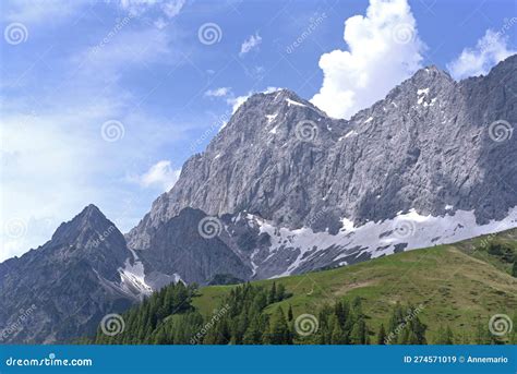 Dachstein Mountains Austrian Alps Austria Stock Image Image Of