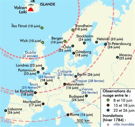 8 Juin 1783 Éruption Du Laki Aujourdhui Léphéméride Darchimède