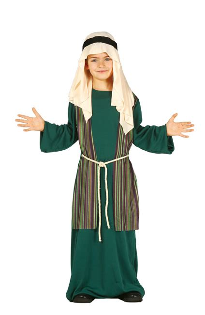 disfraz de hebreo con pañuelo verde para niño por 11