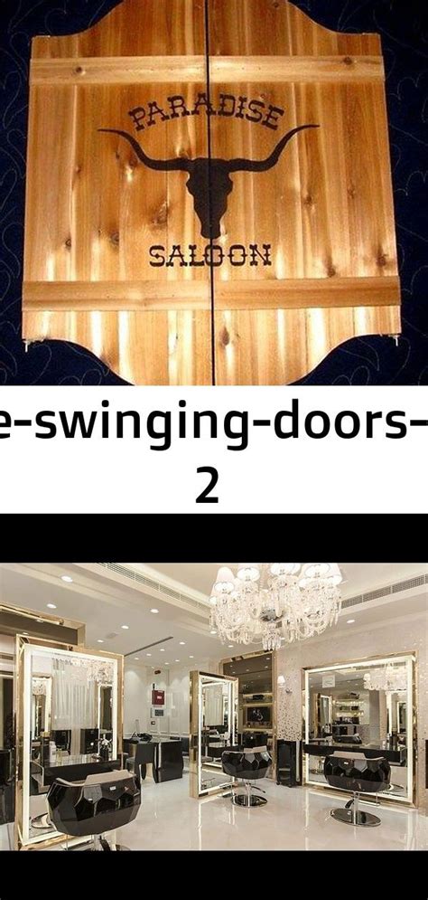 Wild West Ranch Saloon Cafe Swinging Doors W Your Name Western Decor 2
