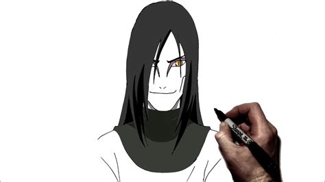 How To Draw Orochimaru Step By Step Naruto Youtube