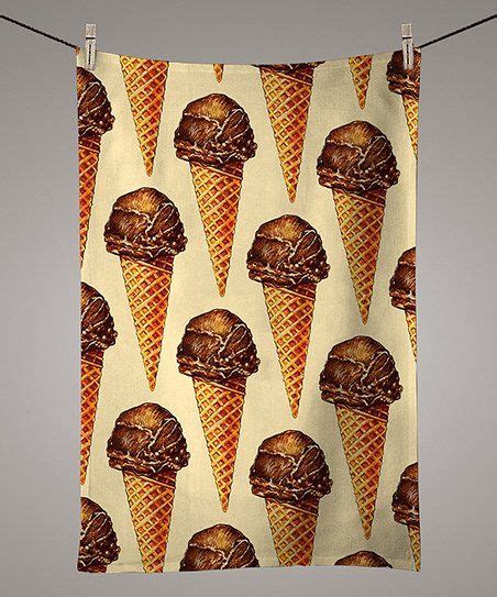 Unkown Chocolate Ice Cream Kitchen Towel Cream Kitchen Kitchen