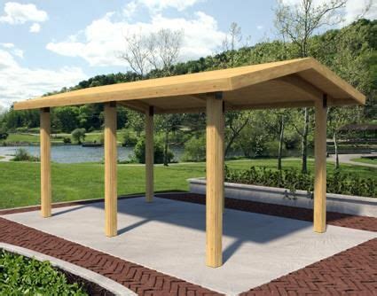 Building a carport with a gable roof is important because it will prevent water and snow from pooling as it would with a flat roof. 12' x 20' Wood Gable Rectangular Savannah Pavilion | Carport designs, Pergola, Outdoor structures