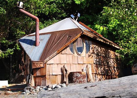 Sauna And Hot Tub At Nitinat Lake British Columbia Travel And