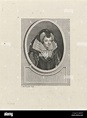 Retrato de Luisa en un óvalo, Retrato de Luisa de Coligny, impresor ...