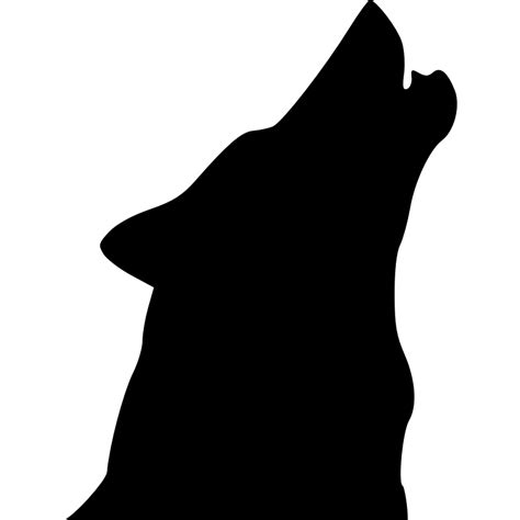 Wolf Head Silhouette