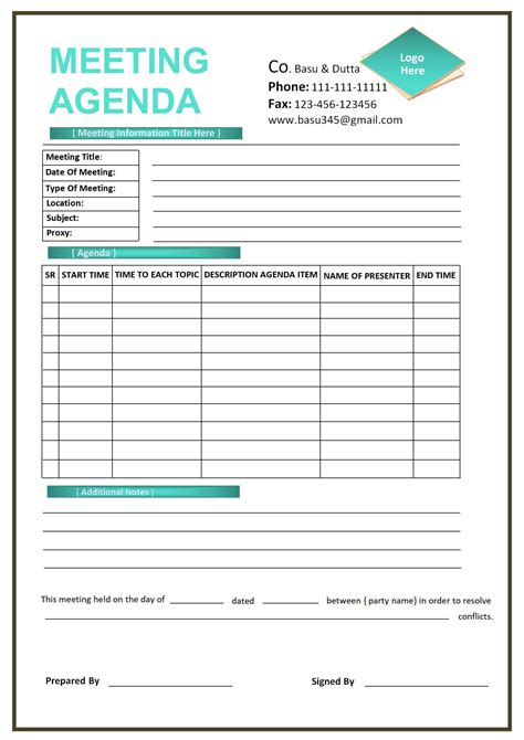 Team Meeting Agenda Free Google Docs Template 55 OFF