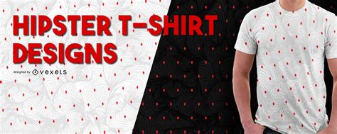 Hipster Pattern T Shirt Design Vector Download