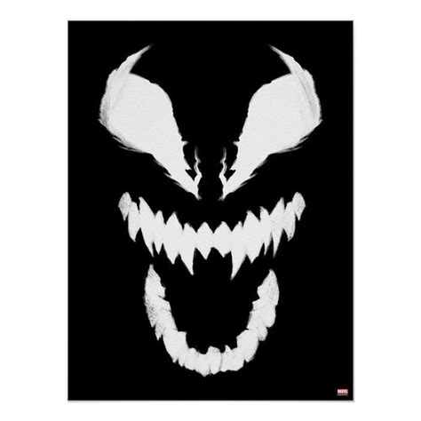 Spider Man Classics Face Of Venom Poster In 2021 Face
