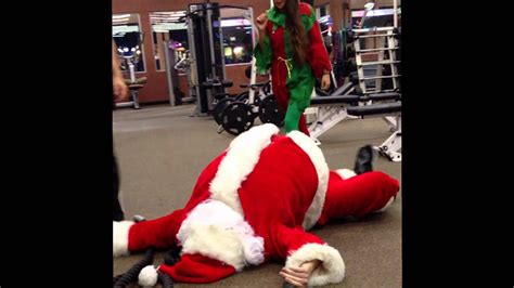 Overweight Santa In Sleigh