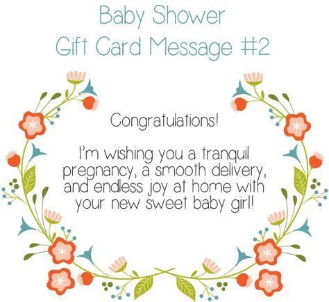 What to say in a baby gift card. Top 10 Baby Shower Gift Card Message Ideas | Baby girl ...