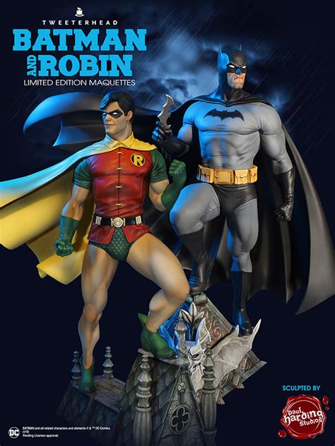 tweeterhead batman super powers maquette dc comics exclusive statue collectors row inc