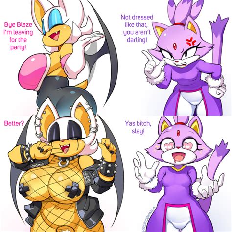 Rule 34 2girls Anthro Anthro Only Artist Name Ass Big Ass Big Breasts Black Makeup Blaze The