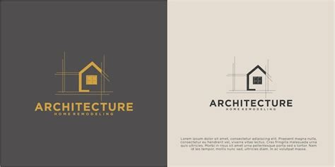 Plantilla De Logotipo De Arquitectura Vector Premium