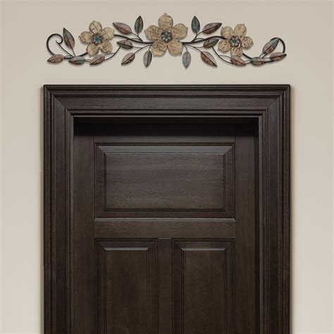 All of these options await to bring your wall to life, not just for your guests and special occasions, but for everyday. Floral Patterned Wood Over the Door Wall Decor-S01207 ...