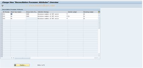 Fbic010 Sap Tcode Reconciliation Process Attributes Transaction Code