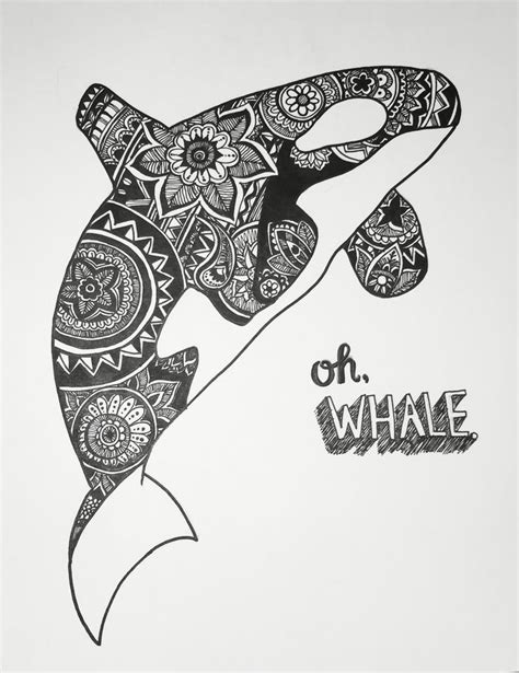 It's a fun and highly detailed free coloring page that will look amazing when finished. whale zectangle | zectangles | Pinterest | Whales