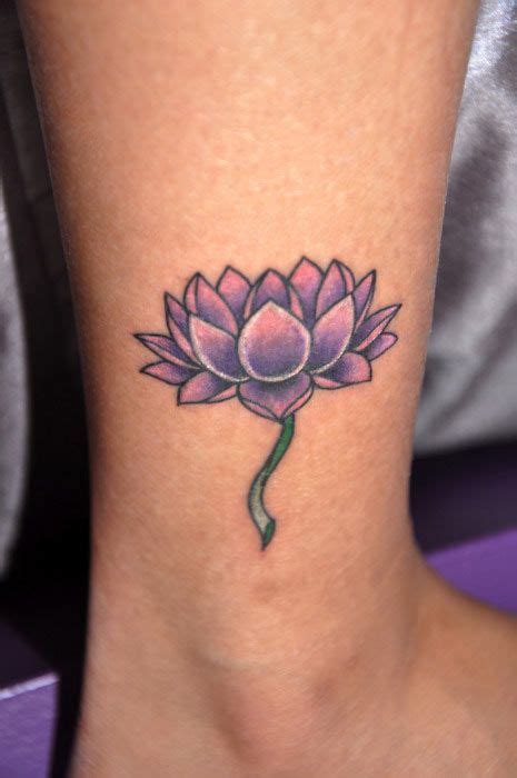 Fantastic Look Of Lotus Flower Tattoo On Leg Tattoos For Daughters