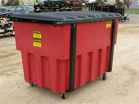 Rear Load Plastic Waste Containers Nedland Poly Dura Kan Dumpsters