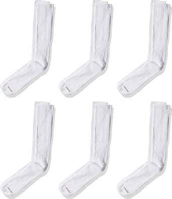 Hanes Men S Pack Ultimate Over The Calf Tube Socks White One Size Amazon Ca Clothing