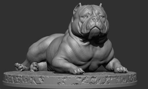 stl file american bully・3d printing template to download・cults