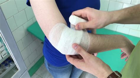 Bandage Application Elbow Joint Youtube