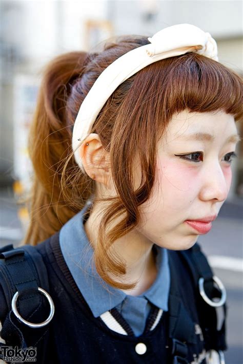 cute harajuku hairstyle tokyo fashion