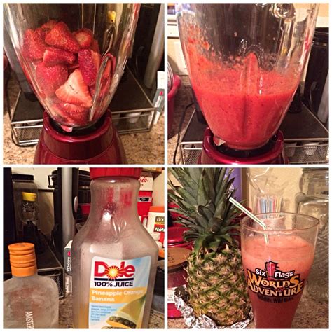 Strawberries Dole Pineapple Orange And Banana Juice And Amsterdam Peach