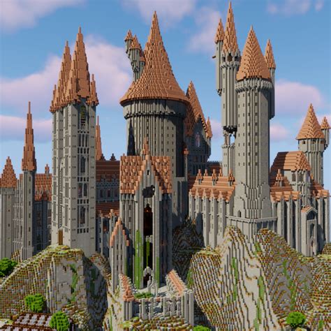 Hogwarts Castle Worlds Minecraft