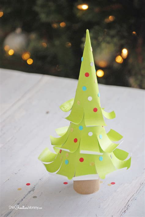 The Cutest Paper Christmas Trees