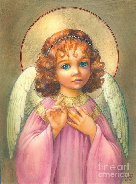 Angel Child By Zorina Baldescu Angel Painting Angel Pictures Art
