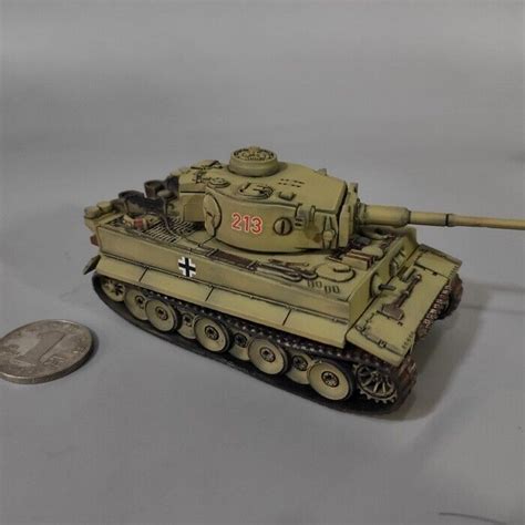 Scale Wwii German Army Tiger Heavy Tank Assembled Painted