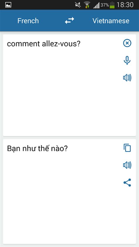 Starting from a dedicated website, it quickly became an integrated service found on google search and went on to become a mobile app, as well. French Vietnamese Translator - Android Apps on Google Play