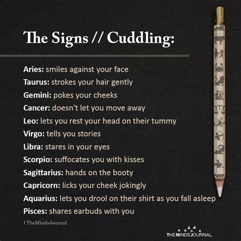 The Signs Cuddling