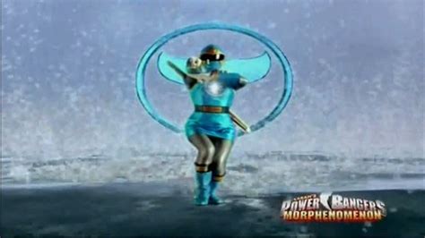 Power Rangers Ninja Storm Blue Ranger Morph Youtube