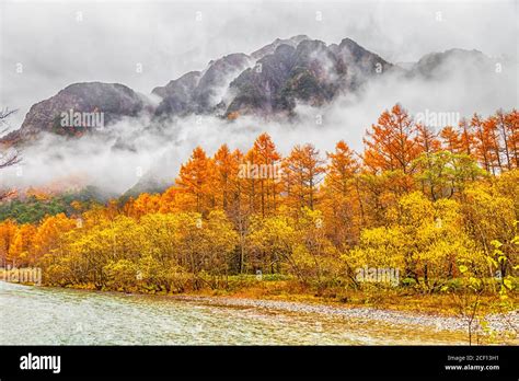 Kamikochi National Park In The Northern Japan Alps Of Nagano Prefecture