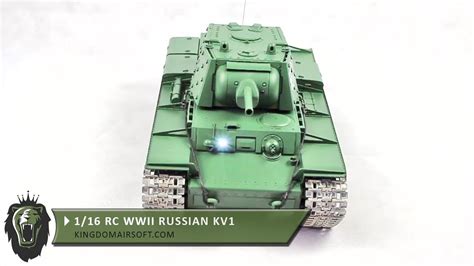 Russian Kv1 Wwii Heng Long Rc Tank Youtube