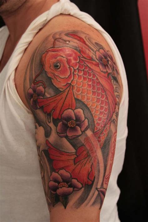 25 Sweet Coy Fish Tattoos Slodive