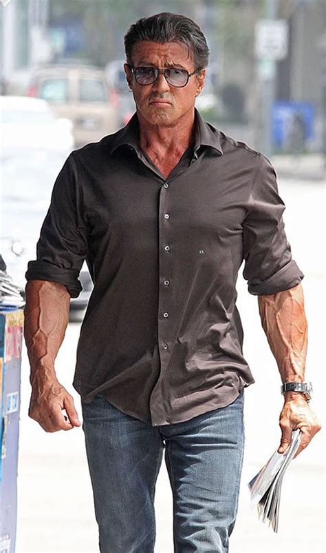 Sylvester Stallone At Almost 70 Years Old Bodybuilding Fitness Gym