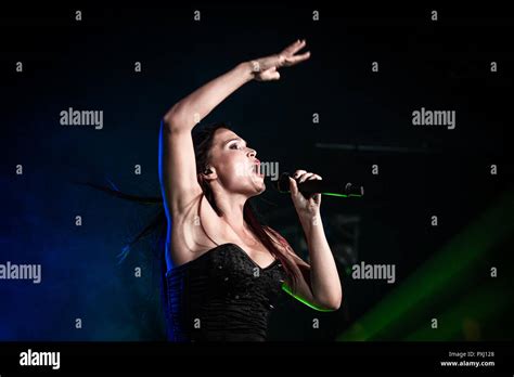 Finnish Singer And Songwriter Tarja Turunen Performing Live On Stage At Orion Live Club Rome