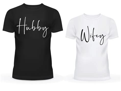 hubby wifey couple t shirts jt s his and hers t shop